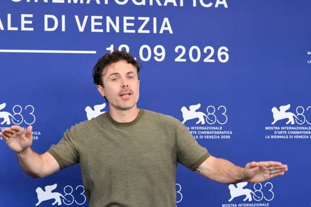 September 8, 2026, Venice, Rome, Italy: Casey Affleck during the photocall for the film Company, 83rd Venice Film Festival. Venice, September 8, 2026 Venice Italy  - ZUMAa289 20260908_zia_a289_169 Copyright: xMariaxLauraxAntonellix xAgfx
