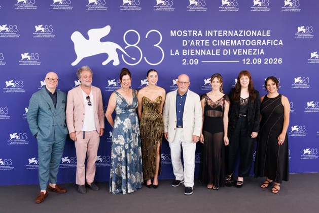 News - Musk Photocall - The 83rd Venice International Film Festival Cast and producers attend the photocall of Musk presented out of competition at the 83rd International Venice Film Festival, at Venice Lido on September 8, 2026. Photo: Cinzia Camela. Lido di Venezia Palazzo del Casino Italy Copyright: xCinziaxCamelax xLiveMediax LPN_2658726