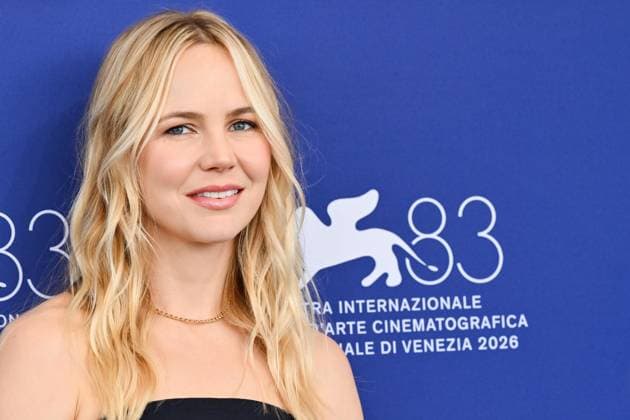 September 8, 2026, Venice, Rome, Italy: Adelaide Clemens during the photocall for the film Company, 83rd Venice Film Festival. Venice, September 8, 2026 Venice Italy  - ZUMAa289 20260908_zia_a289_174 Copyright: xMariaxLauraxAntonellix xAgfx