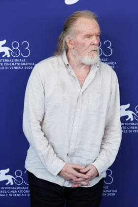 News - Company Photocall - The 83rd Venice International Film Festival Nick Nolte Indiana Affleck attends the Company photocall during the 83rd Venice International Film Festival at Sala Grande on September 08, 2026 in Venice, Italy. Photo: Cinzia Camela. Lido di Venezia Palazzo del Cinema Italy Copyright: xCinziaxCamelax xLiveMediax LPN_2658858