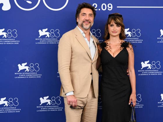 IPA88272796 - Venice, 83rd Venice International Film Festival 2026 - Day 7. Photocall for the film Bunker. Pictured: Penelope Cruz and Javier Bardem  Copyright: xAlbertoxTerenghix xPoolxPhotoxEventsx08x IPA88272796