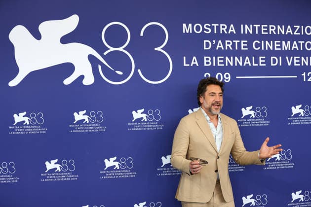 September 8, 2026, Venice Lido, Veneto, Italy: JAVIER BARDEM during the photocall of the movie Bunker at the 83rd Venice Film Festival at Sala Grande in Venice Lido, Italy Venice Lido Italy  - ZUMAc179 20260908_zep_c179_075 Copyright: xMickaelxChavetx