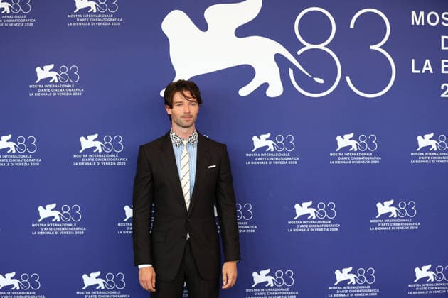 September 8, 2026, Venice Lido, Veneto, Italy: PATRICK SCHWARZENEGGER during the photocall of the movie Bunker at the 83rd Venice Film Festival at Sala Grande in Venice Lido, Italy Venice Lido Italy  - ZUMAc179 20260908_zep_c179_089 Copyright: xMickaelxChavetx