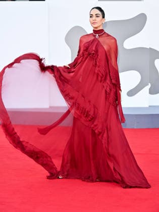 IPA88277074 - Venice, 83rd Venice International Film Festival 2026 - Night 7. Red Carpet for the film Bunker. Pictured: Rocio Munoz Morales  Copyright: xSimonexComix xPoolxPhotoxEventsx08x IPA88277074