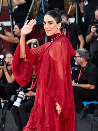 IPA88277068 - Venice, 83rd Venice International Film Festival 2026 - Night 7. Red carpet for the film Bunker. Pictured: Rocio Munoz Morales  Copyright: xSimonexComix xPoolxPhotoxEventsx08x IPA88277068