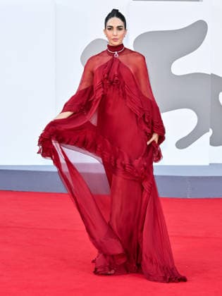 IPA88277089 - Venice, 83rd Venice International Film Festival 2026 - Night 7. Red Carpet for the film Bunker. Pictured: Rocio Munoz Morales  Copyright: xSimonexComix xPoolxPhotoxEventsx08x IPA88277089