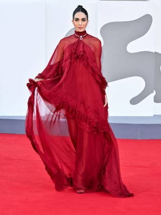 IPA88277091 - Venice, 83rd Venice International Film Festival 2026 - Night 7. Red Carpet for the film Bunker. Pictured: Rocio Munoz Morales  Copyright: xSimonexComix xPoolxPhotoxEventsx08x IPA88277091