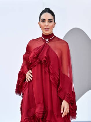 IPA88277098 - Venice, 83rd Venice International Film Festival 2026 - Night 7. Red Carpet for the film Bunker. Pictured: Rocio Munoz Morales  Copyright: xSimonexComix xPoolxPhotoxEventsx08x IPA88277098
