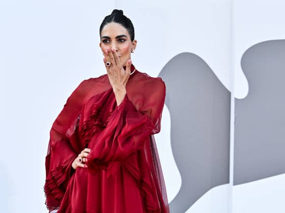 IPA88277105 - Venice, 83rd Venice International Film Festival 2026 - Night 7. Red carpet for the film Bunker. Pictured: Rocio Munoz Morales  Copyright: xSimonexComix xPoolxPhotoxEventsx08x IPA88277105