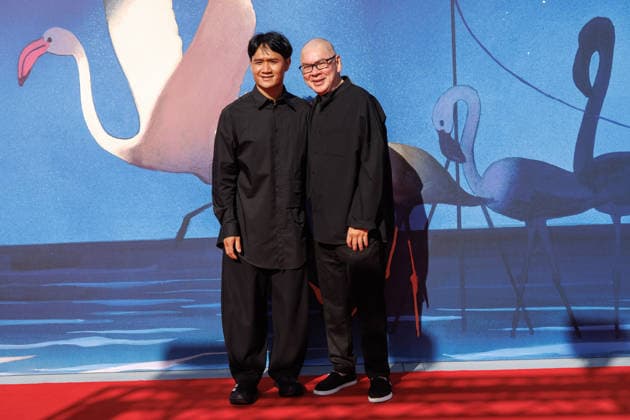83rd Venice International Film Festival in Venice, Italy - 08 Sep 2026. Taiwanese director Tsai Ming-liang attends the red carpet of the film Weichen (Dust) at the 83rd Venice International Film Festival at the Sala Giardino. Venice Italy Copyright: xMarcoxBaradax xSOPAxImagesx 20260907_RED CARPET DUST-4