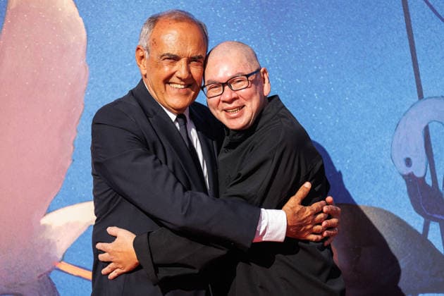 September 8, 2026, Venice, Italy: Italian director of the Venice Film Festival Alberto Barbera and Taiwanese director Tsai Ming-liang is seen during the red carpet of the film Weichen (Dust) at the 83rd Venice International Film Festival at the Sala Giardino. Venice Italy  - ZUMAs197 20260908_aaa_s197_121 Copyright: xMarcoxBaradax