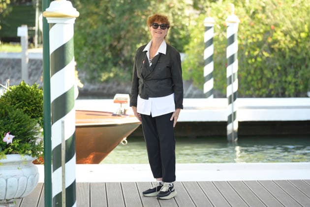 September 8, 2026, Venice Lido, Italy: Susan Sarandon attends the dock of the Hotel Excelsior at the Lido. Venice Lido Italy  - ZUMAs197 20260908_aaa_s197_125 Copyright: xMarioxCartellix