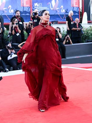 IPA88277332 - Venice, 83rd Venice International Film Festival 2026 - Night 7. Red carpet for the film Bunker. Pictured: Rocio Munoz Morales  Copyright: xAlbertoxTerenghi PoolxPhotoxEvenx xPoolxPhotoxEventsx08x IPA88277332