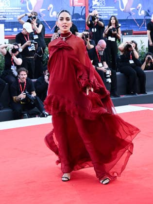 IPA88277340 - Venice, 83rd Venice International Film Festival 2026 - Night 7. Red carpet for the film Bunker. Pictured: Rocio Munoz Morales  Copyright: xAlbertoxTerenghi PoolxPhotoxEvenx xPoolxPhotoxEventsx08x IPA88277340