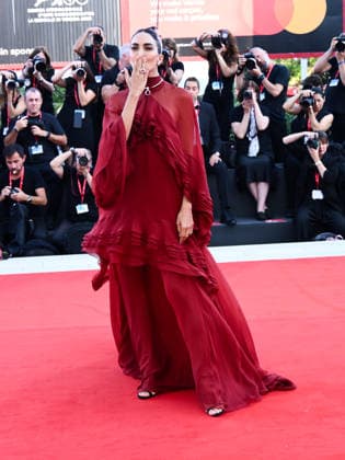 IPA88277430 - Venice, 83rd Venice International Film Festival 2026 - Night 7. Red carpet for the film Bunker. Pictured: Rocio Munoz Morales  Copyright: xAlbertoxTerenghi PoolxPhotoxEvenx xPoolxPhotoxEventsx08x IPA88277430