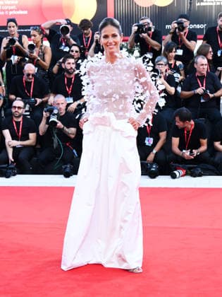 IPA88278751 - Venice, 83rd Venice International Film Festival 2026 - Night 7. Red carpet for the film Bunker. Pictured: SARA CAVAZZA  Copyright: xAlbertoxTerenghi PoolxPhotoxEvenx xPoolxPhotoxEventsx08x IPA88278751