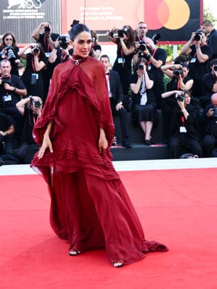 IPA88279687 - Venice, 83rd Venice International Film Festival 2026 - Day 7. Red carpet for the film Bunker. Pictured: Rocio Munoz Morales  Copyright: xAlbertoxTerenghi PoolxPhotoxEvenx xPoolxPhotoxEventsx08x IPA88279687