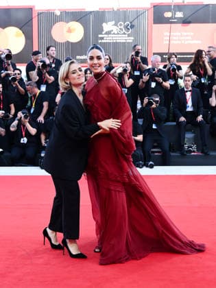 IPA88279715 - Venice, 83rd Venice International Film Festival 2026 - Night 7. Red carpet for the film Bunker. Pictured: Greta Scarano, Rocio Munoz Morales  Copyright: xAlbertoxTerenghi PoolxPhotoxEvenx xPoolxPhotoxEventsx08x IPA88279715