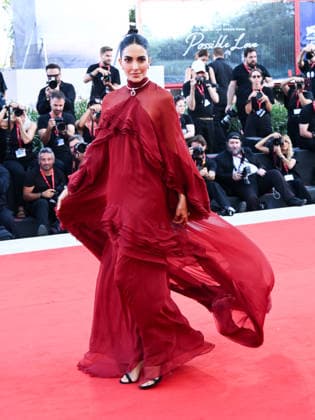 IPA88277362 - Venice, 83rd Venice International Film Festival 2026 - Night 7. Red carpet for the film Bunker. Pictured: Rocio Munoz Morales  Copyright: xAlbertoxTerenghi PoolxPhotoxEvenx xPoolxPhotoxEventsx08x IPA88277362