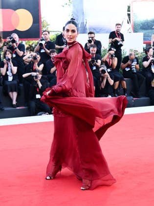 IPA88277377 - Venice, 83rd Venice International Film Festival 2026 - Night 7. Red carpet for the film Bunker. Pictured: Rocio Munoz Morales  Copyright: xAlbertoxTerenghi PoolxPhotoxEvenx xPoolxPhotoxEventsx08x IPA88277377