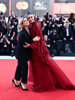 IPA88279700 - Venice, 83rd Venice International Film Festival 2026 - Night 7. Red carpet for the film Bunker. Pictured: Greta Scarano, Rocio Munoz Morales  Copyright: xAlbertoxTerenghi PoolxPhotoxEvenx xPoolxPhotoxEventsx08x IPA88279700
