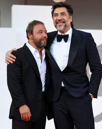 September 8, 2026, Venice, ITALY: Spanish actor Javier Bardem (R) and British actor Stephen Graham arrive for the premiere of Bunker during the 83rd Venice Film Festival in Venice, Italy, 08 September 2026. The movie is presented in official competition Venezia 83 at the festival running from 02 to 12 September 2026. ANSA ETTORE FERRARI. Venice ITALY  - ZUMAa110 20260908_zaf_a110_061 Copyright: xEttorexFerrarix