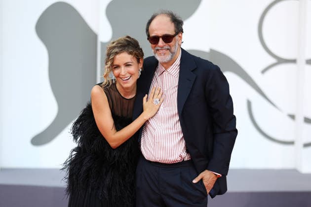 September 8, 2026, Venice Lido, Veneto, Italy: American actress NOEMI BRANDO and director LUCA GUADAGNINO during the red carpet arrivals ahead of the Premiere screening of the movie Bunker at the 83rd Venice Film Festival at Sala Grande in Venice Lido, Italy. Venice Lido Italy  - ZUMAc179 20260908_zep_c179_177 Copyright: xMickaelxChavetx