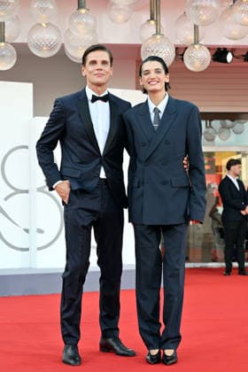 September 8, 2026, Venice, Rome, Italy: Alessandro Egger and Valentina Ferrari D Agostini on the red carpet for the film Bunker, 83rd Venice Film Festival. Venice, September 8, 2026 Venice Italy  - ZUMAa289 20260908_zia_a289_503 Copyright: xMariaxLauraxAntonellix xAgfx