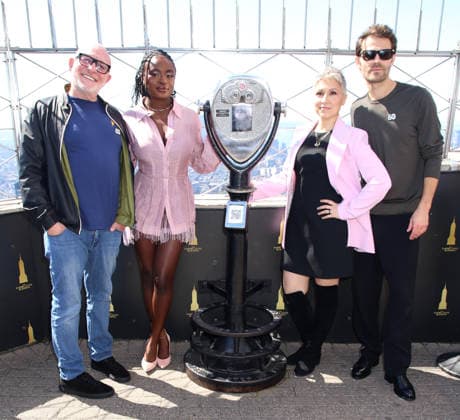 The cast of Star Trek Lights the Empire State Building in Celebration of the shows 60th Anniversary Akiva Goldsman, Celia Rose Gooding, Melissa Navia and Paul Wesley The cast of Star Trek Lights the Empire State Building in Celebration of the shows 60th Anniversary held at the Empire State Building on September 8, 2026 in New York City, NY New York City Empire State Building NY USA Copyright: xStevenxBergman AFF-USA.COMx