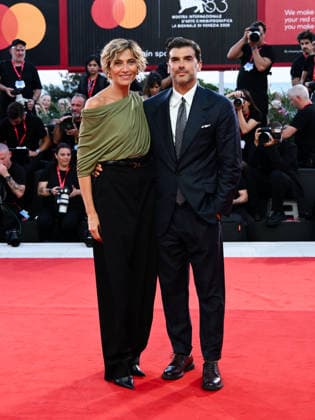 IPA88280803 - Venice, 83rd Venice International Film Festival 2026 - Night 7. Red carpet for the film Bunker. Pictured: Anna Foglietta and Paolo Sopranzetti  Copyright: xAlbertoxTerenghi PoolxPhotoxEvenx xPoolxPhotoxEventsx08x IPA88280803
