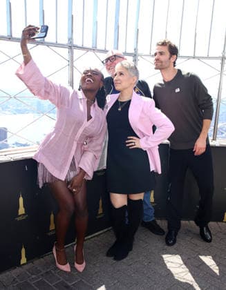 The cast of Star Trek Lights the Empire State Building in Celebration of the shows 60th Anniversary Celia Rose Gooding, Melissa Navia, Akiva Goldsman and Paul Wesley The cast of Star Trek Lights the Empire State Building in Celebration of the shows 60th Anniversary held at the Empire State Building on September 8, 2026 in New York City, NY New York City Empire State Building NY USA Copyright: xStevenxBergman AFF-USA.COMx