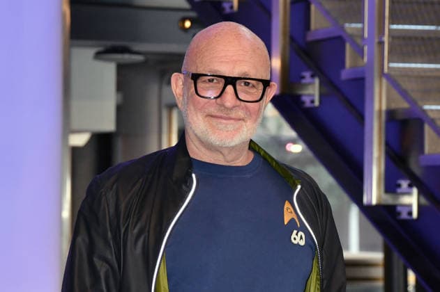 NEW YORK, NY - SEPTEMBER 8: Akiva Goldsman pictured as the cast of Star Trek light the Empire State Building in celebration of the 60th Anniversary of Star Trek on September 8, 2026 in New York City. Copyright: xmpi099 MediaPunchx