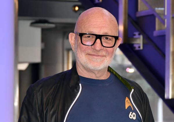 NEW YORK, NY - SEPTEMBER 8: Akiva Goldsman pictured as the cast of Star Trek light the Empire State Building in celebration of the 60th Anniversary of Star Trek on September 8, 2026 in New York City. Copyright: xmpi099 MediaPunchx