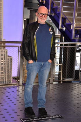 NEW YORK, NY - SEPTEMBER 8: Akiva Goldsman pictured as the cast of Star Trek light the Empire State Building in celebration of the 60th Anniversary of Star Trek on September 8, 2026 in New York City. Copyright: xmpi099 MediaPunchx
