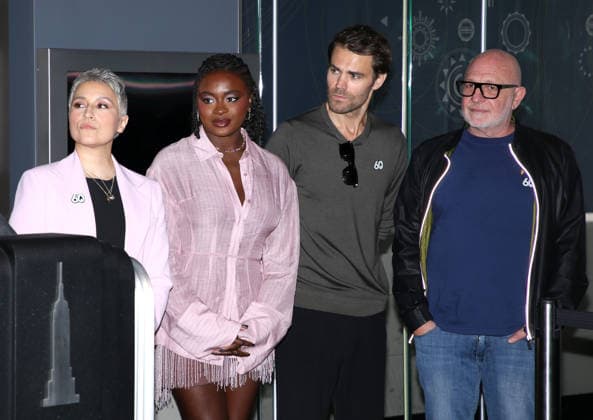 The cast of Star Trek Lights the Empire State Building in Celebration of the shows 60th Anniversary Melissa Navia, Celia Rose Gooding, Paul Wesley and Akiva Goldsman The cast of Star Trek Lights the Empire State Building in Celebration of the shows 60th Anniversary held at the Empire State Building on September 8, 2026 in New York City, NY New York City Empire State Building NY USA Copyright: xStevenxBergman AFF-USA.COMx