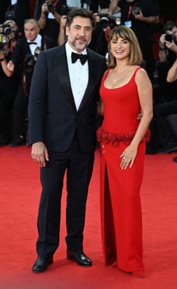 Spanish actress Penelope Cruz and actor Javier Bardem attend the premiere of Bunker at the 83rd Venice Film Festival in Venice, Italy on Tuesday, September 8, 2026.  VEN20260908170 RUNExHELLESTAD