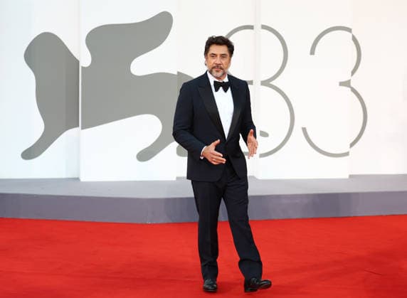 September 8, 2026, Venice Lido, Veneto, Italy: JAVIER BARDEM during the red carpet arrivals ahead of the Premiere screening of the movie Bunker at the 83rd Venice Film Festival at Sala Grande in Venice Lido, Italy. Venice Lido Italy  - ZUMAc179 20260908_zep_c179_187 Copyright: xMickaelxChavetx