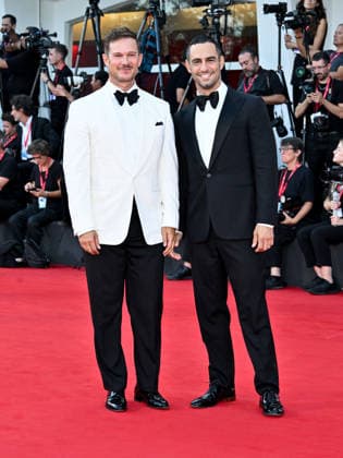 IPA88281437 - Venice, 83rd Venice International Film Festival 2026 - Night 7. Red carpet for the film Bunker. Pictured: Jean-Georges D Orazio, Paolo Stella  Copyright: xSimonexComix xPoolxPhotoxEventsx08x IPA88281437
