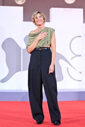 September 8, 2026, Venice, Rome, Italy: Anna Foglietta on the red carpet for the film Bunker, 83rd Venice Film Festival. Venice, September 8, 2026 Venice Italy  - ZUMAa289 20260908_zia_a289_595 Copyright: xMariaxLauraxAntonellix xAgfx