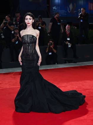 IPA88286521 - Venice, 83rd Venice International Film Festival 2026 - Night 7. Red Carpet for the film The Company. Pictured: Caylee Cowan  Copyright: xAlbertoxTerenghix xPoolxPhotoxEventsx08x IPA88286521