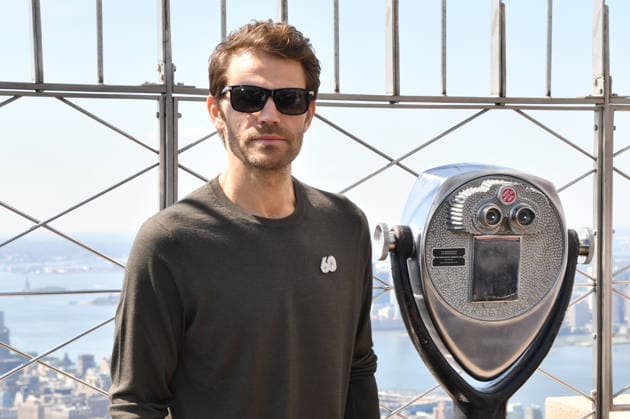 NEW YORK, NY, SEPTEMBER 8: Paul Wesley is pictured as the Star Trek cast illuminates the Empire State Building to celebrate the 60th anniversary of Star Trek on September 8, 2026, in New York City. Credit: AdMedia, New York City, USA  - ZUMAa123 20260908_zaa_a123_085 Copyright: xJohnxFyckex
