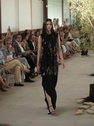 September 8, 2026, Madrid, Madrid, Spain: MADRID, SPAIN - SEPTEMBER 8: Models walk the runway during the OMODA Madrid Es Moda fashion show, presenting designs by PILAR DALBAT, inside the COAM Madrid Spain - ZUMAh199 20260908_zip_h199_006 Copyright: xAaronxHerediax