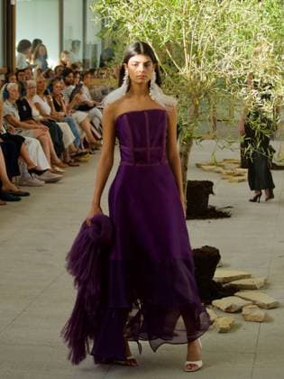 September 8, 2026, Madrid, Madrid, Spain: MADRID, SPAIN - SEPTEMBER 8: Models walk the runway during the OMODA Madrid Es Moda fashion show, presenting designs by PILAR DALBAT, inside the COAM Madrid Spain - ZUMAh199 20260908_zip_h199_019 Copyright: xAaronxHerediax