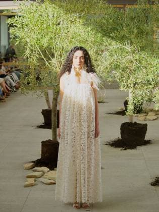 September 8, 2026, Madrid, Madrid, Spain: MADRID, SPAIN - SEPTEMBER 8: Models walk the runway during the OMODA Madrid Es Moda fashion show, presenting designs by PILAR DALBAT, inside the COAM Madrid Spain  - ZUMAh199 20260908_zip_h199_004 Copyright: xAaronxHerediax