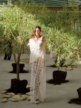 September 8, 2026, Madrid, Madrid, Spain: MADRID, SPAIN - SEPTEMBER 8: Models walk the runway during the OMODA Madrid Es Moda fashion show, presenting designs by PILAR DALBAT, inside the COAM Madrid Spain  - ZUMAh199 20260908_zip_h199_011 Copyright: xAaronxHerediax