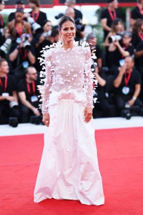VENICE, ITALY - SEPTEMBER 08: Sara Cavazza Facchini attends the ˜Bunker™ Screening during the 83rd Venice International Film Festival at Sala Grande on September 08, 2026 in Venice, Italy. (Photo by Mark Cape Insidefoto) markxcape