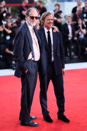 VENICE, ITALY - SEPTEMBER 08: Luca Guadagnino and Rodolphe Ratze attend the ˜Bunker™ Screening during the 83rd Venice International Film Festival at Sala Grande on September 08, 2026 in Venice, Italy. (Photo by Mark Cape Insidefoto) markxcape