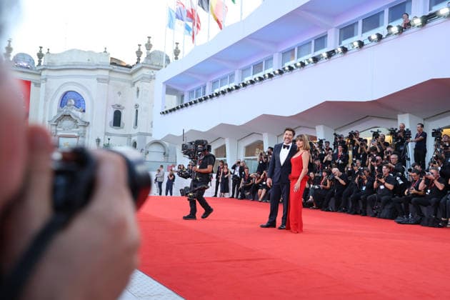 September 8, 2026, Venice, Italy: Javier Bardem and Penelope Cruz attend the premiere of Bunker during the 83rd Venice International Film Festival at Palazzo del Cinema on the Lido in Venice, Italy, on 08 September 2026. Photo: Venice Italy - ZUMAm179 20260908_zep_m179_159 Copyright: xAlecxMichaelx