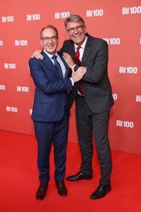 BILD100 2026 Alexander Dobrindt, Wolfram Weimer Red carpet at BILD100 2026, Axel Springer new building, Berlin, Date: September 8, 2026 Copyright: xEventpress Kratschx