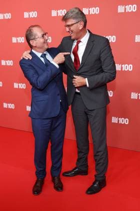 BILD100 2026 Alexander Dobrindt, Wolfram Weimer Red Carpet at BILD100 2026, Axel Springer New Building, Berlin, Date: September 8, 2026 Copyright: xEventpress Kratschx